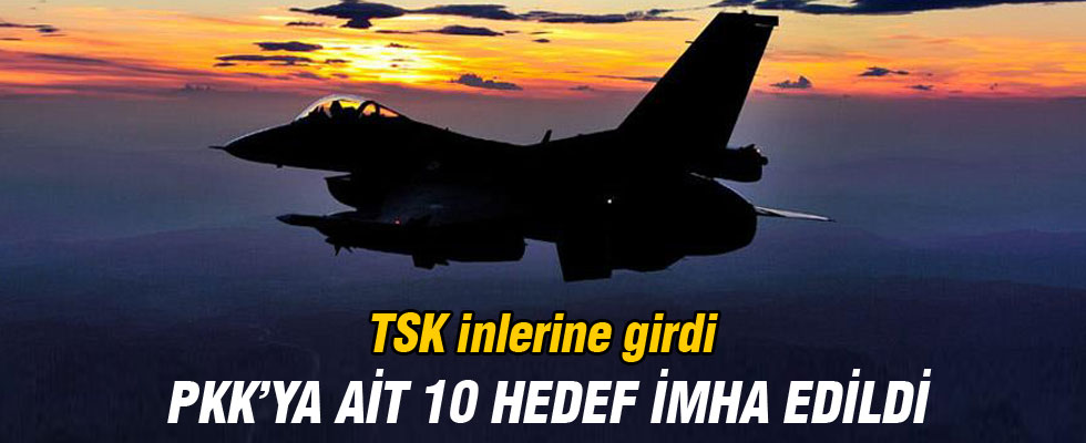 TSK'dan Kuzey Irak'a hava harekatı