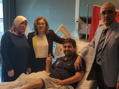 Şahin'den 15 Temmuz Gazisine Ziyaret