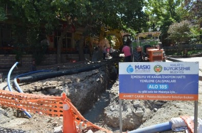 MASKİ'den Doğanyol'a 81 Km Hat