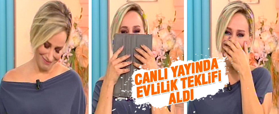 Nur Viral'e canlı yayında evlilik teklifi