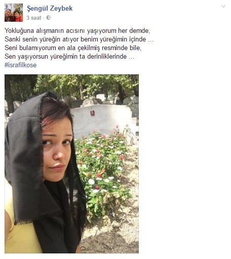 İsrafil Köse'nin eski eşinden duygulandıran paylaşım