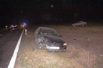 Yunak'ta Trafik Kazası Açıklaması 1 Ölü, 1 Yaralı
