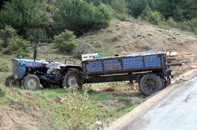 Kastamonu'da Traktör Kazası Açıklaması 1 Yaralı