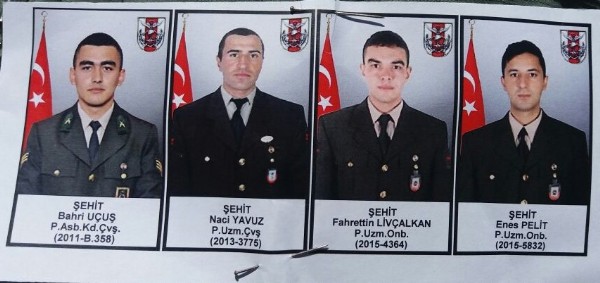 Şemdinli ve Çukurca şehitlerine veda