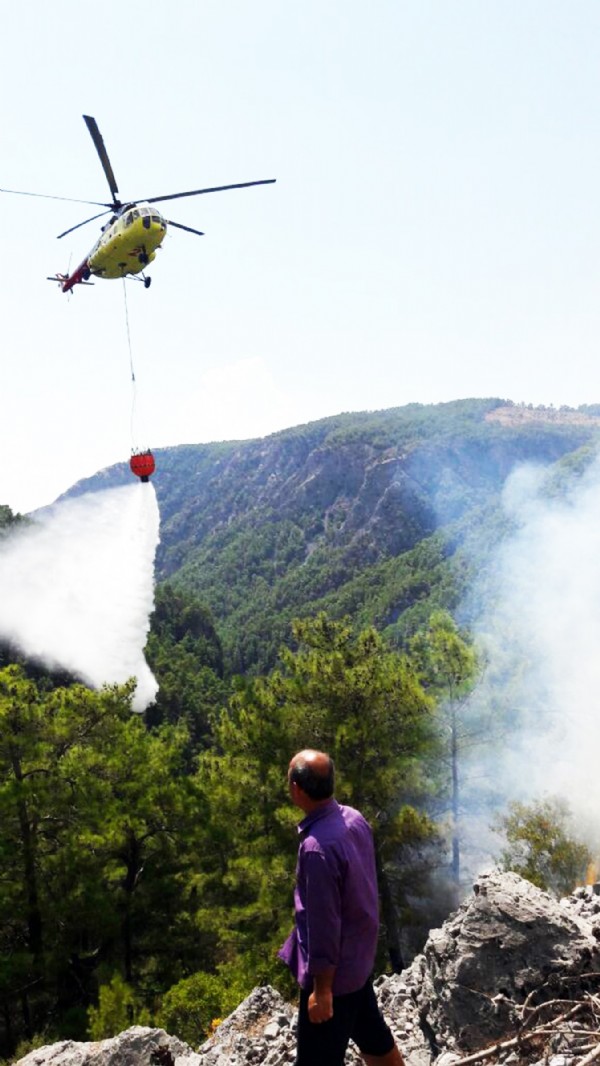 24 saatte 24 yıldırım yangını