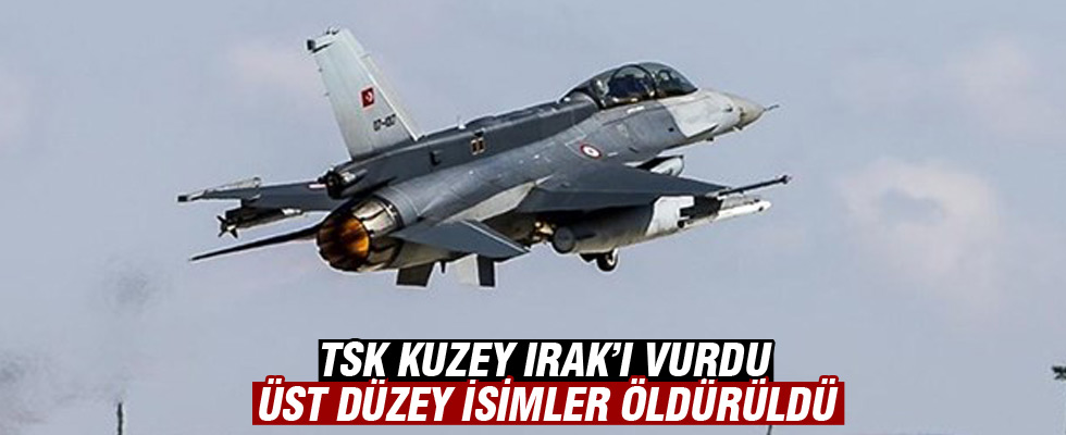 TSK'dan Kuzey Irak'a hava harekatı
