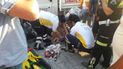Milas'ta Kaza Açıklaması 1 Ağır Yaralı
