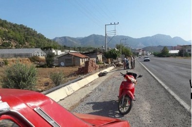 Bozyazı'da Trafik Kazası Açıklaması 1 Yaralı