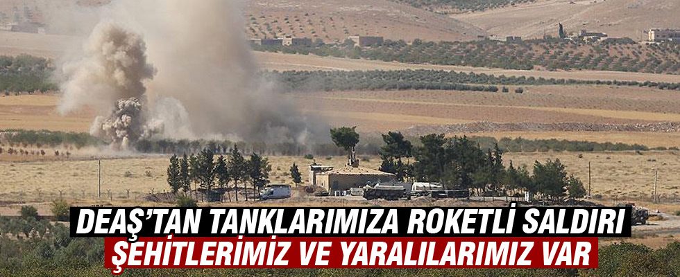 IŞİD (DEAŞ) iki tanka saldırdı: 2 şehit, 5 yaralı