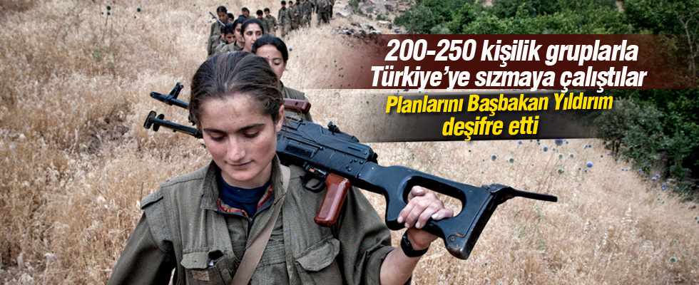 PKK'nın 250 kişilik 6 grubu Türkiye'ye doğru hareketlenmiş