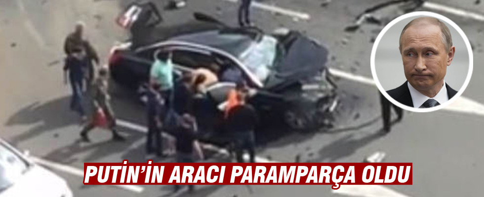 Rusya Devlet Başkanı Vladimir Putin'in makam aracı kaza yaptı: 1 ölü