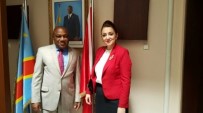 KONGO DEMOKRATİK CUMHURİYETİ - SANKON Genel Başkanı Atasoy, Büyükelçi Tshıdımba'yı Ziyaret Etti