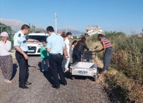 ELEKTRİKLİ BİSİKLET - Üç Tekerli Elektrikli Bisiklet Devrildi Açıklaması  1 Yaralı