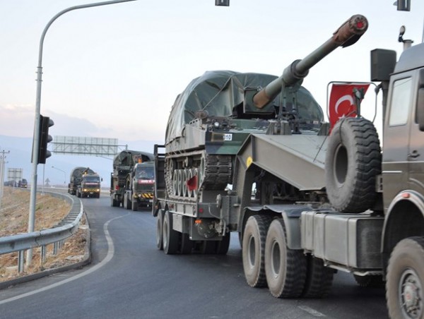 15 Fırtına Obüsü İslahiye'ye Getirildi