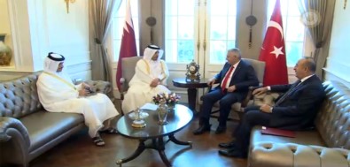 Başbakan Katarlı Mevkidaşıyla Görüştü