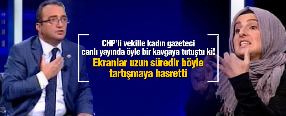 Canlı yayında tansiyon tavan yaptı