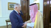 Suudi Dişişleri Bakanını Kabul Etti