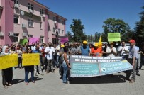 DERSIM - Tunceli'de KESK'lilerden Oturma Eylemi