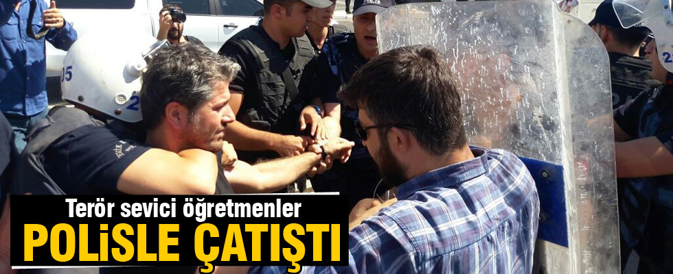 Diyarbakır'da öğretmenler protestosunda olay çıktı