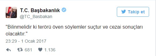 Başbakan Yıldırım açık açık uyardı