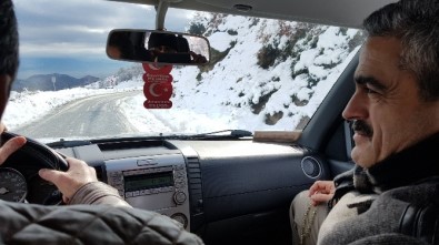 Başkan Alıcık, Karla Kaplı Yolları Aşarak Açılış Yaptı