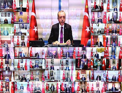 Cumhurbaşkan Erdoğan 81 il valisiyle telekonferans bağlantısı yaptı
