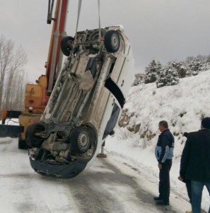 Hisarcık'ta Trafik Kazası Açıklaması 1 Yaralı