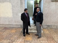 KADIR PERÇI - Birecik Kaymakamı Kapalı Spor Salonunda İncelemede Bulundu