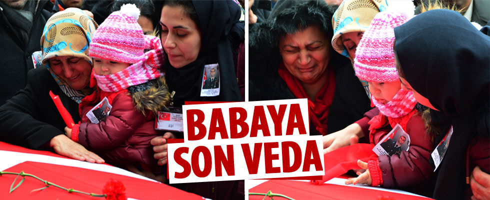 Çanakkale şehidini gözyaşlarıyla uğurladı