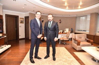Başkan Doğan, SEDAŞ Dağıtım Direktörü Şentürk'ü Ağırladı