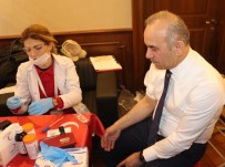 Başkan Tekintaş'tan Kan Bağışına Destek