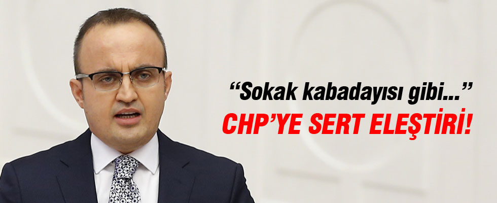 Bülent Turan'dan CHP'ye sert eleştiri!