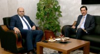 SEMT PAZARI - Kaymakam Topsakaloğlu'ndan Başkan Orhan'a Ziyaret