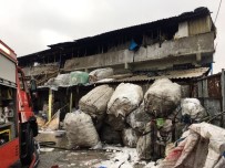 Kocasinan Sanayi Sitesi'nde Depo Alev Alev Yandı