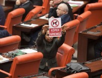 Meclis'te tartışma yaratan afiş