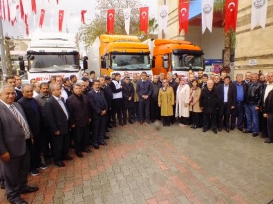 Serik'ten Halep'e 3 TIR Dolusu Yardım Yola Çıktı