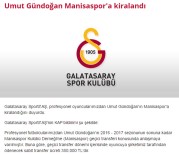 TRANSFER DÖNEMİ - Galatasaraylı isim Manisaspor'a Kiralandı