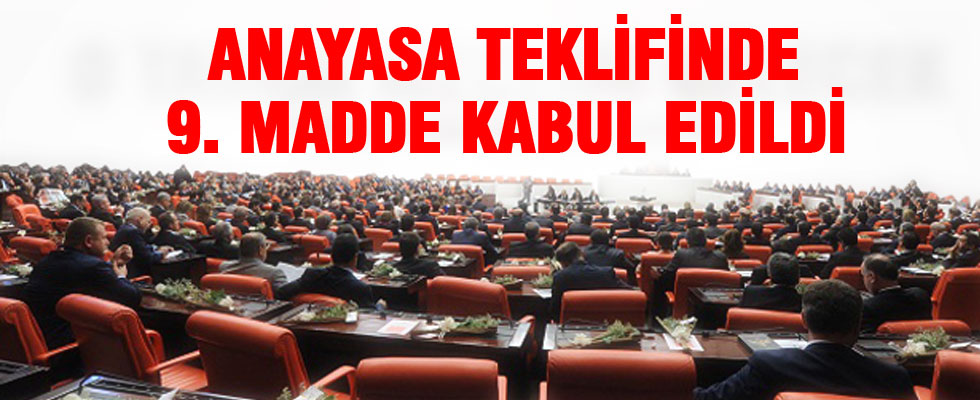 9. madde 343 oyla kabul edildi