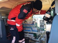 KALP HASTASI - Ambulans Helikopter, Kalp Hastası 3 Günlük Bebek İçin Havalandı