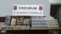 Erzurum'da 3 Bin 360 Paket Kaçak Sigara Ve 845 Adet Cep Telefonu Ele Geçirildi