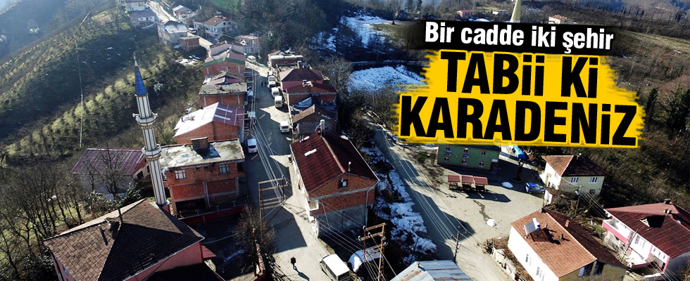 İki şehri bir cadde ayrıyor