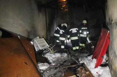 Konya'da Baraka Yangını
