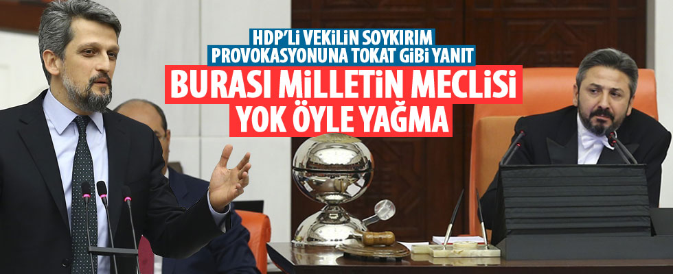 HDP'li Paylan'dan TBMM'de 'soykırım' provokasyonu