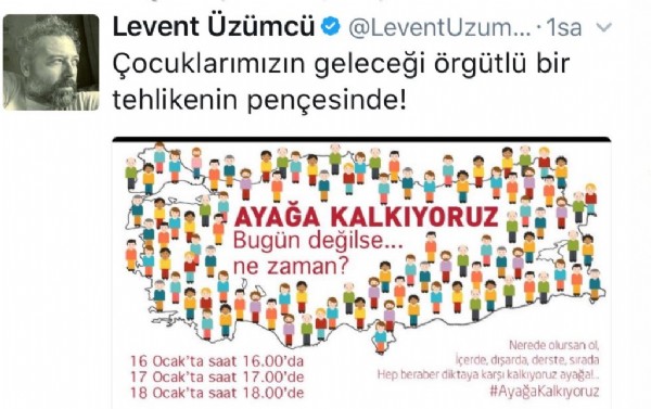 Gezi elebaşından yine provokatif çağrı