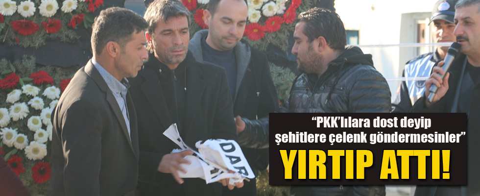 Şehit cenazesinde Kılıçdaroğlu'na tepki