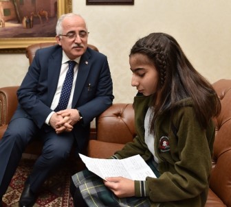 12 Yaşındaki Sedef'ten Suriyeli Çocuklara Duygu Dolu Mektup