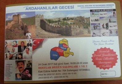 Ardahanlılar İstanbul'da Buluşuyor