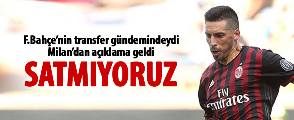 Milan'dan Sosa açıklaması!