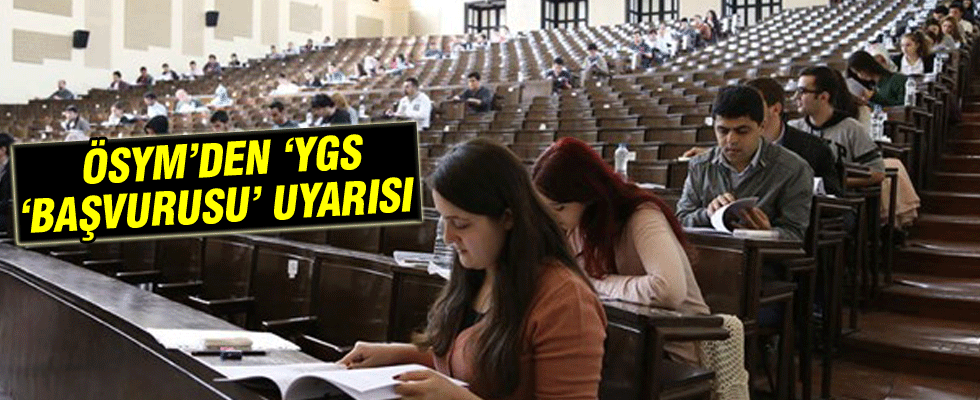 YGS başvuruları yarın sona eriyor