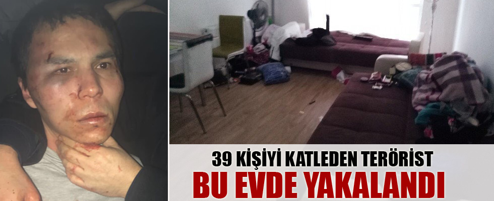 Saldırgan bu evde yakalandı